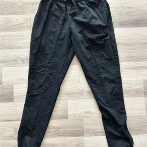 BROKIG Men’s Zip Joggers, Black, Small